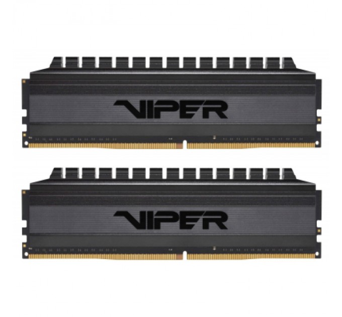 Patriot Модуль пам'яті для комп'ютера DDR4 16GB (2x8GB) 3600 MHz Viper 4 Blackout Patriot (PVB416G360C8K)