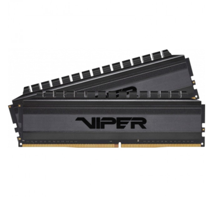 Patriot Модуль пам'яті для комп'ютера DDR4 64GB (2x32GB) 3200 MHz Viper 4 Blackout Patriot (PVB464G320C6K)