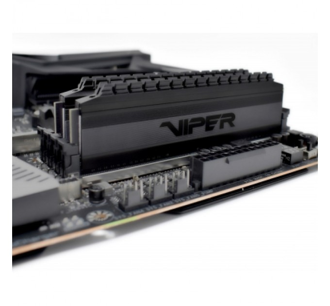 Patriot Модуль пам'яті для комп'ютера DDR4 64GB (2x32GB) 3200 MHz Viper 4 Blackout Patriot (PVB464G320C6K)