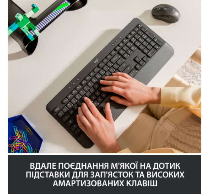 Клавіатура Logitech Signature K650 USB/Bluetooth UA Graphite (920-010945)