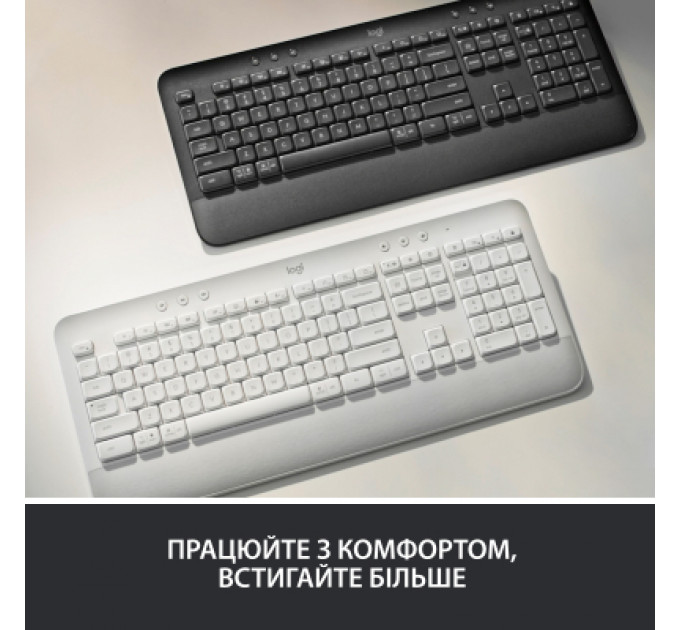 Клавіатура Logitech Signature K650 USB/Bluetooth UA Graphite (920-010945)