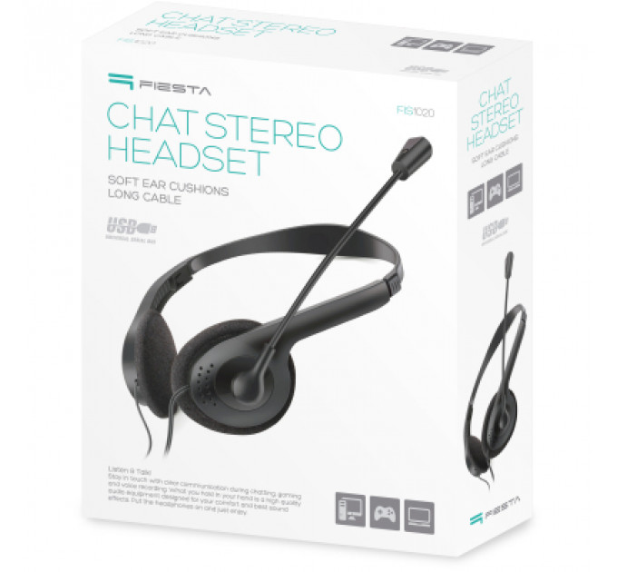 Навушники Fiesta Mic FIS1020 Stereo USB (FIS1020)