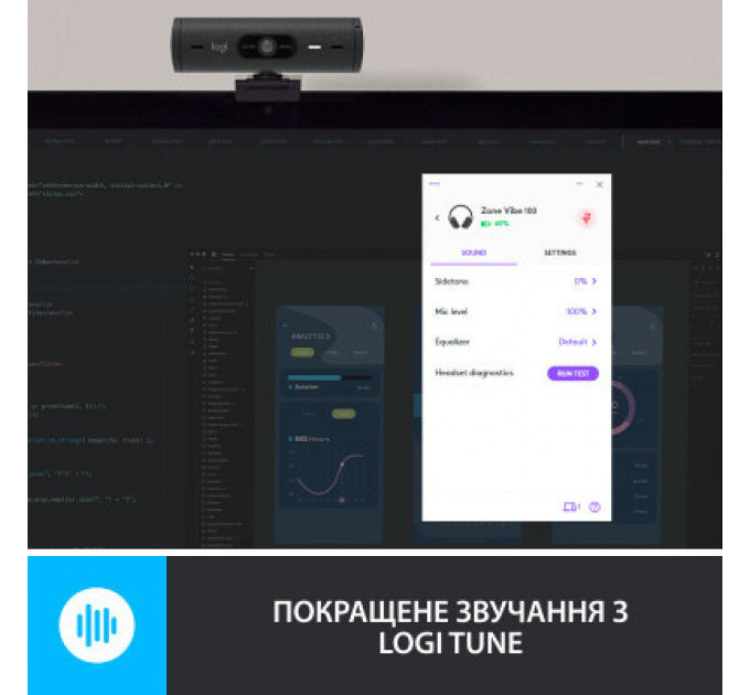 Навушники Logitech Zone Vibe 100 Wireless Graphite (981-001213)