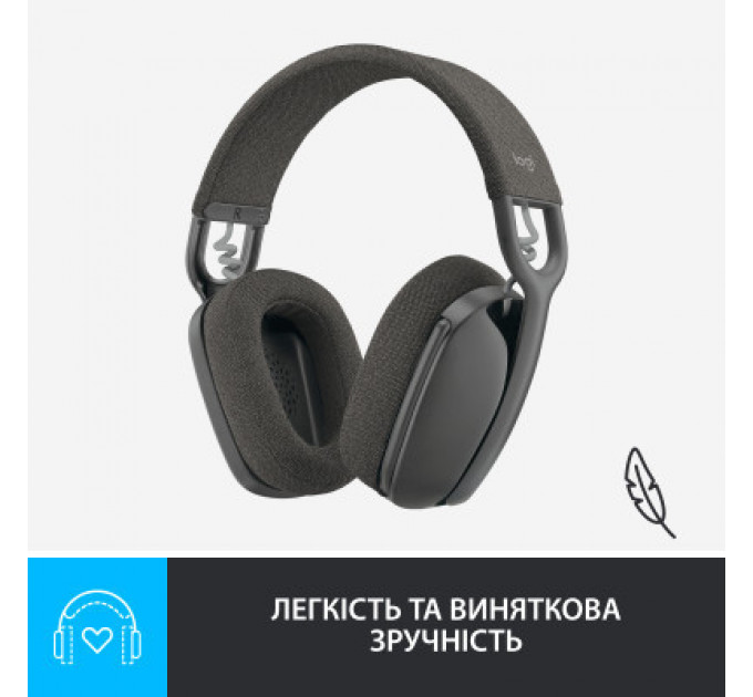 Навушники Logitech Zone Vibe 100 Wireless Graphite (981-001213)