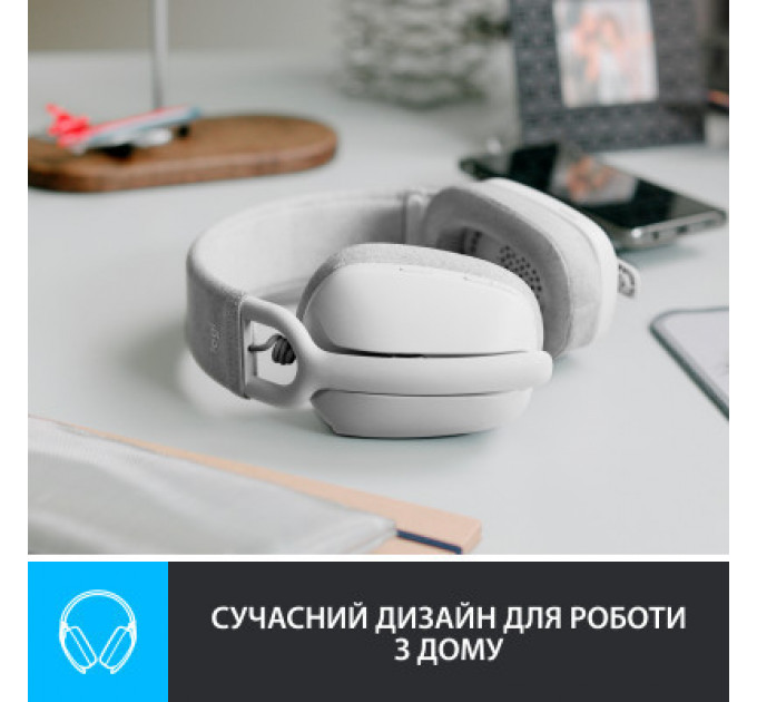 Навушники Logitech Zone Vibe 100 Wireless Off-White (981-001219)