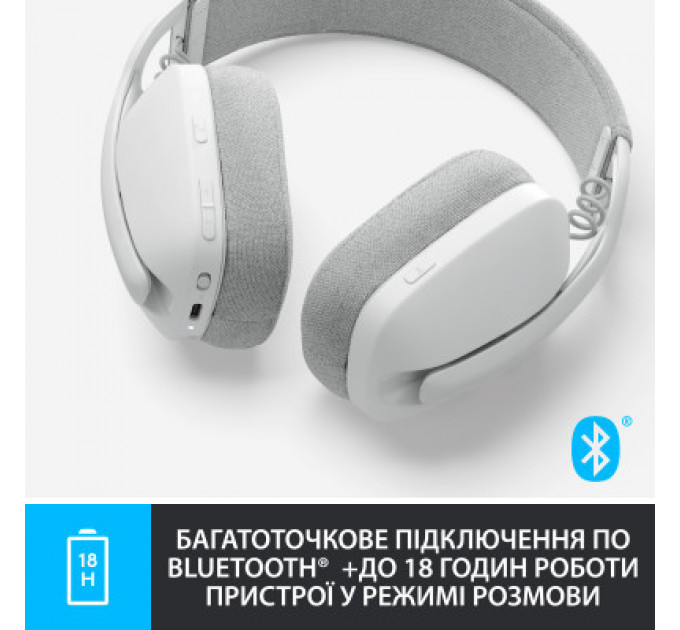 Навушники Logitech Zone Vibe 100 Wireless Off-White (981-001219)