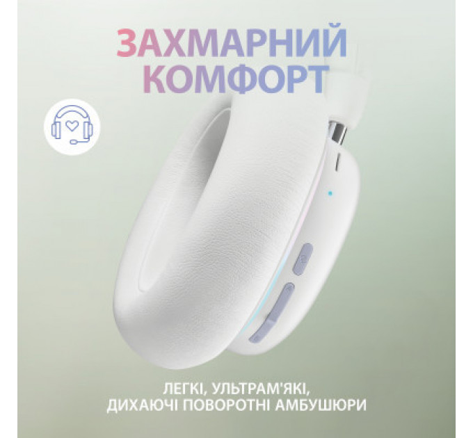 Навушники Logitech G735 Wireless Gaming Headset Off-White (981-001083)