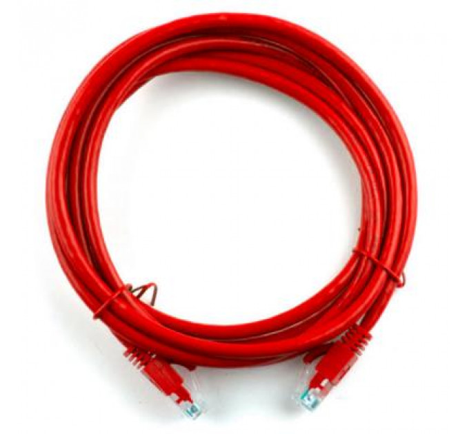 Патч-корд 20м, RJ-45, Cat.5e, CU, мідь, червоний Ritar (PCR-CU/20Rd / 04303)