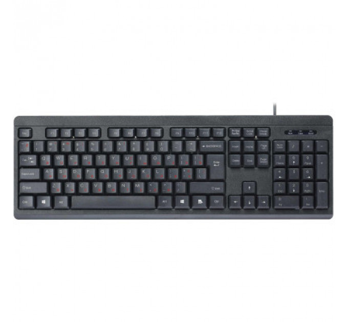 Клавіатура Maxxter KB-112-U USB Black (KB-112-U)