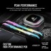 Corsair Модуль пам'яті для комп'ютера DDR4 32GB (2x16GB) 3200 MHz Vengeance RGB PRO SL Black Corsair (CMH32GX4M2E3200C16)