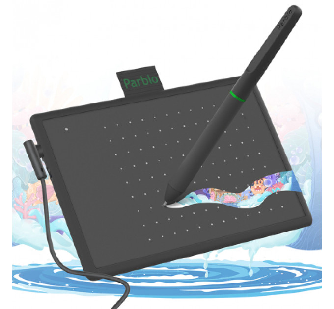 Графічний планшет Parblo Ninos N4 Black (NINOSN4)