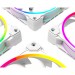 ID-Cooling Кулер до корпусу ID-Cooling ZF-12025-ARGB-TRIO-SNOW