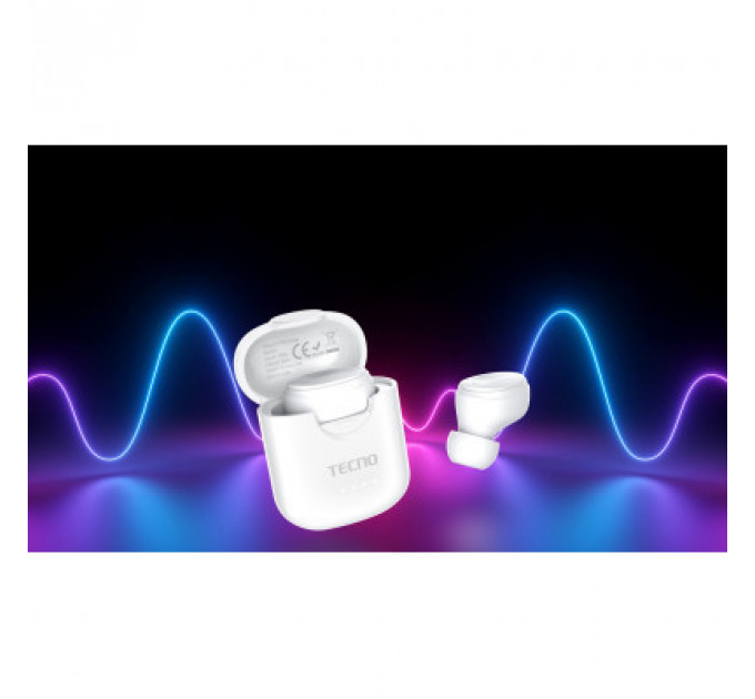 Навушники Tecno Minipods M1 Mono White (4895180759475)