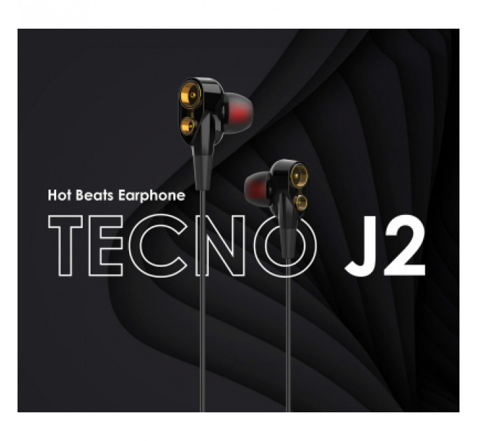 Навушники Tecno Hot beats J2 (4895180748967)