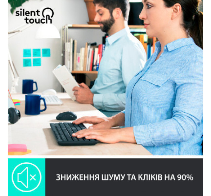 Комплект Logitech MK295 Silent UA Graphite (920-009800)