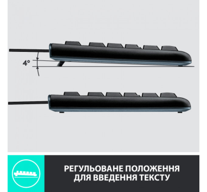 Комплект Logitech MK120 USB UA Black (920-002563)