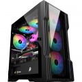 1stPlayer Корпус 1stPlayer T3-G-4F1-BK