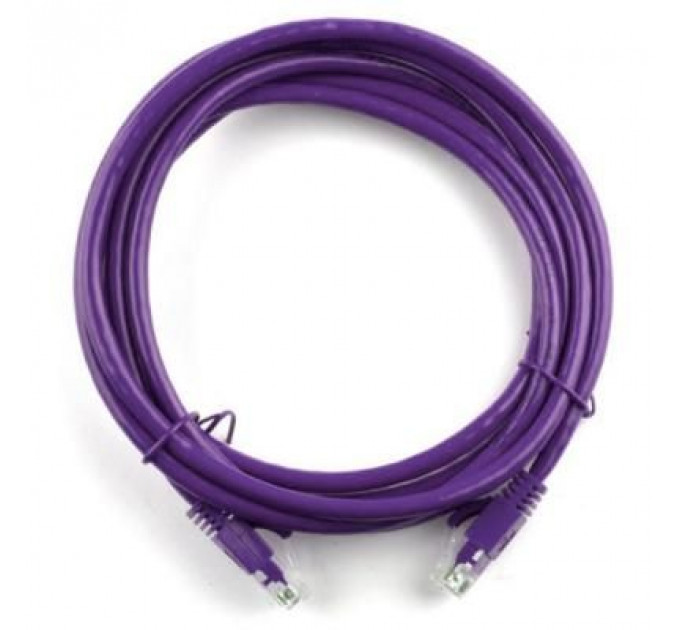 Патч-корд 20м, RJ-45, Cat.5e, CU, мідь, фіолетовий Ritar (PCR-CU/20Pe / 14094)