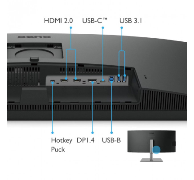 Монітор BenQ PD3420Q (9H.LJHLB.QPE)