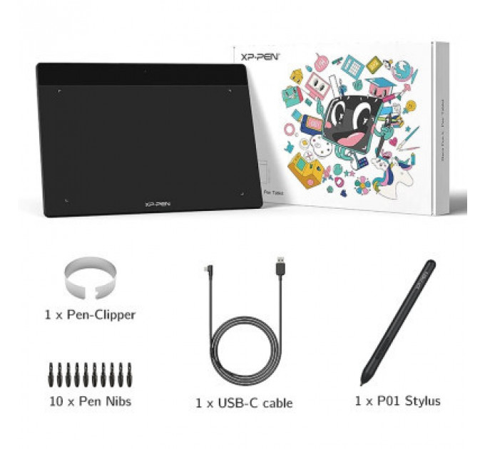 Графічний планшет XP-Pen Deco Fun L Pink (Deco Fun L_R)