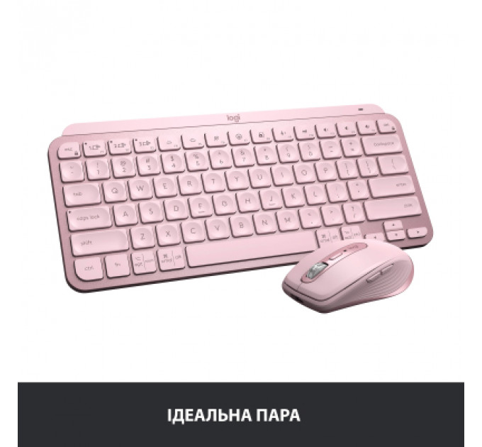 Клавіатура Logitech MX Keys Mini Wireless Illuminated UA Rose (920-010500)