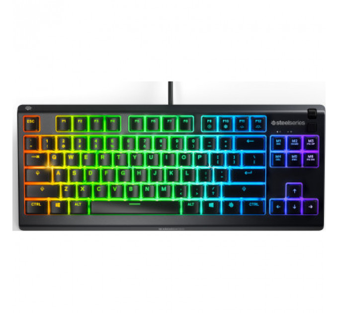 Клавіатура SteelSeries Apex 3 TKL USB UA Black (SS64817)