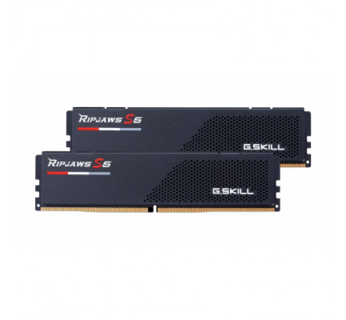 G.Skill Модуль пам'яті для комп'ютера DDR5 32GB (2x16GB) 5600 MHz Ripjaws S5 Black G.Skill (F5-5600J3636C16GX2-RS5K)