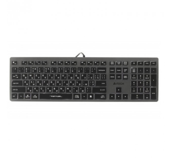 Клавіатура A4Tech FX60 USB Grey White backlit