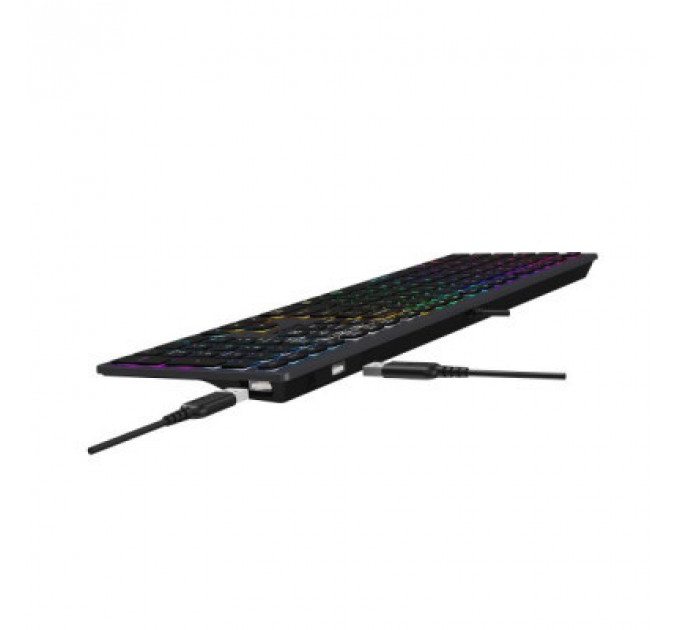 Клавіатура A4Tech FX60H USB Grey Neon backlit
