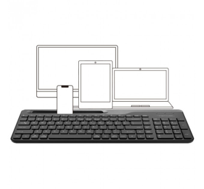 Комплект A4Tech FB2535C Wireless/Bluetooth Smoky Grey (FB2535C Smoky Grey)