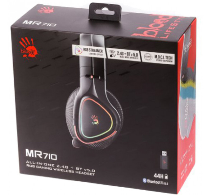 Навушники A4Tech Bloody MR710 Black