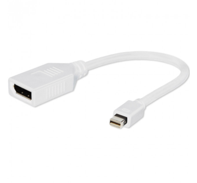 Перехідник mini DisplayPort to DisplayPort Cablexpert (A-mDPM-DPF-001-W)