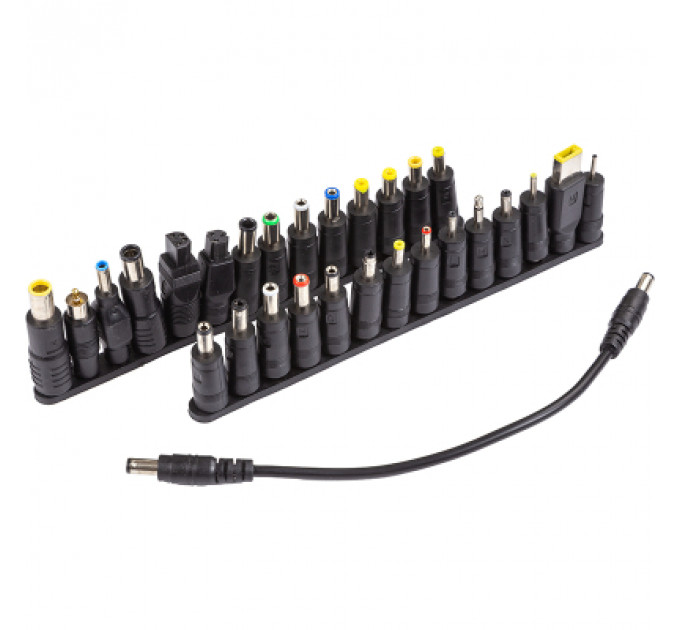 Кабель живлення PowerPlant для 68400mAh/24000mAh DC 12-24V комплект перехідників 28 шт (PB931149)