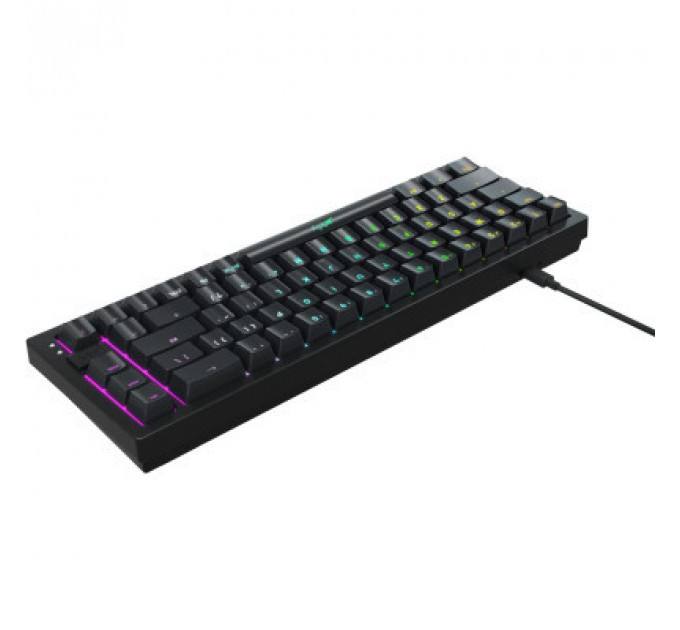 Клавіатура Xtrfy K5 68 keys Kailh Red Hot-swap RGB UA Black (K5-RGB-CPT-BLACK-R-UKR)