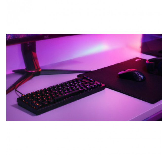 Клавіатура Xtrfy K5 68 keys Kailh Red Hot-swap RGB UA Black (K5-RGB-CPT-BLACK-R-UKR)