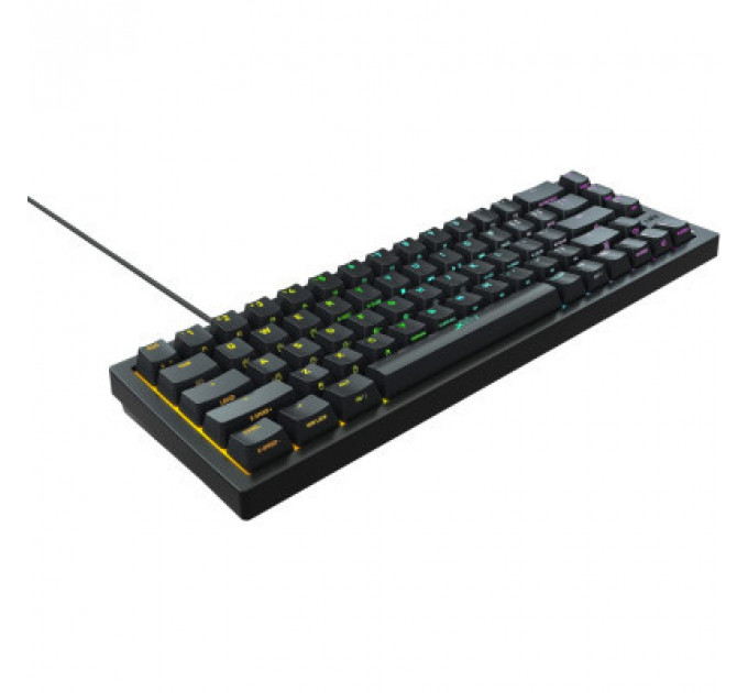 Клавіатура Xtrfy K5 68 keys Kailh Red Hot-swap RGB UA Black (K5-RGB-CPT-BLACK-R-UKR)