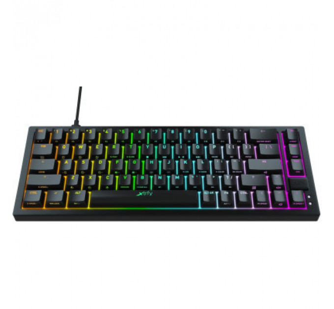 Клавіатура Xtrfy K5 68 keys Kailh Red Hot-swap RGB UA Black (K5-RGB-CPT-BLACK-R-UKR)