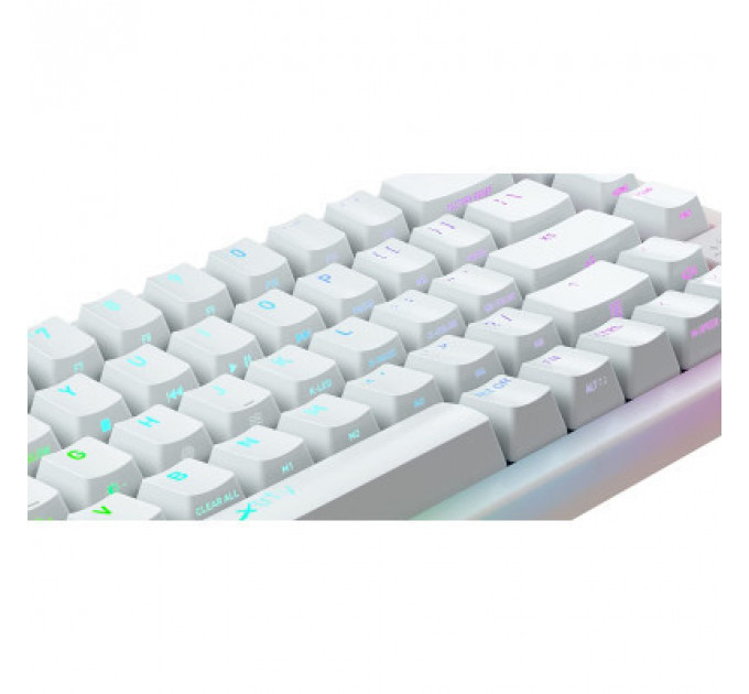 Клавіатура Xtrfy K5 68 keys Kailh Red Hot-swap RGB UA White (K5-RGB-CPT-TPWHITE-R-UKR)
