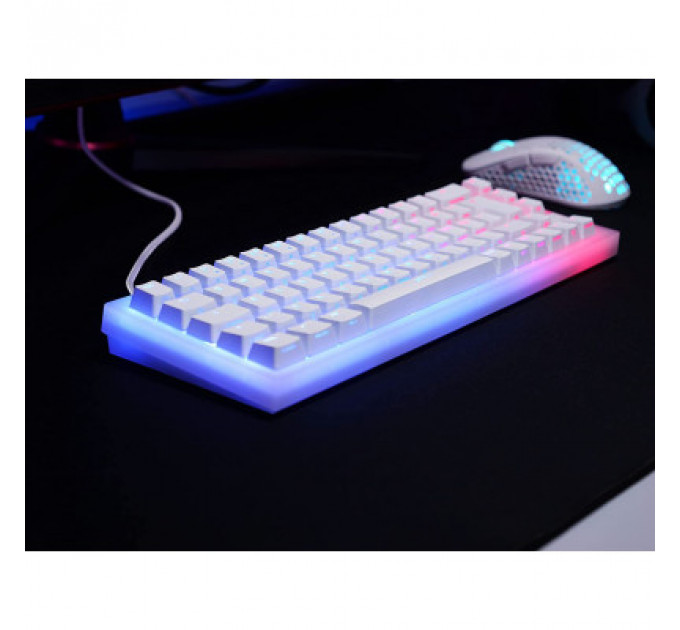 Клавіатура Xtrfy K5 68 keys Kailh Red Hot-swap RGB UA White (K5-RGB-CPT-TPWHITE-R-UKR)