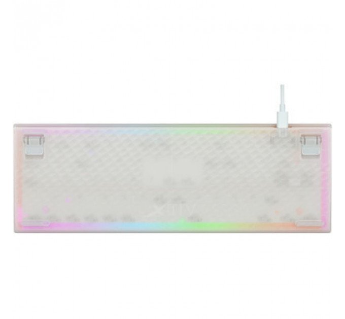 Клавіатура Xtrfy K5 68 keys Kailh Red Hot-swap RGB UA White (K5-RGB-CPT-TPWHITE-R-UKR)