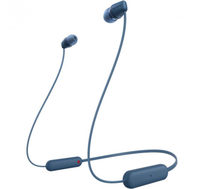 Навушники Sony WI-C100 Blue (WIC100L.CE7)