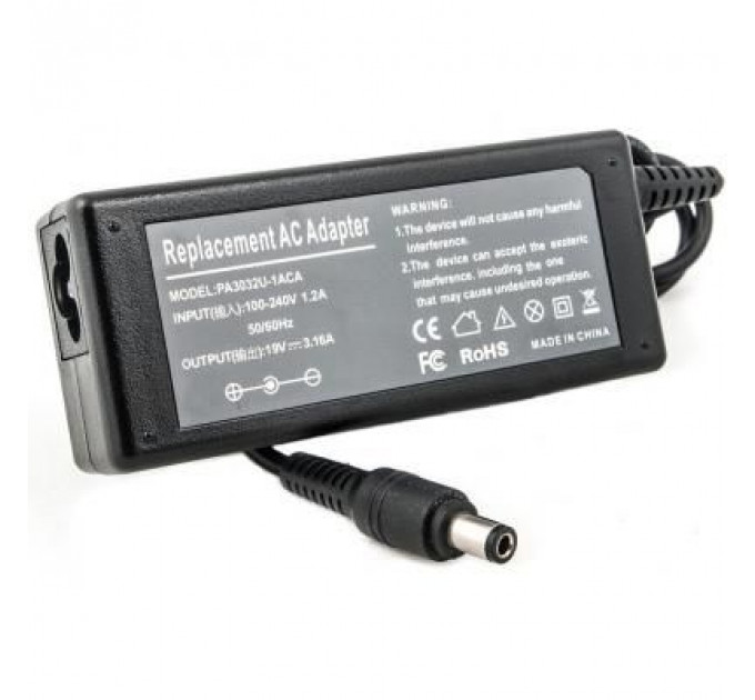 Блок живлення до ноутбуку PowerPlant IBM 220V, 40W, 20V, 2.0A (5.5*2.5 mm) (IB40H5525)