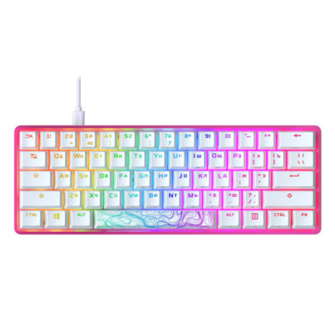 Клавіатура HyperX Alloy Origins 60 Pink (572Y6AA)