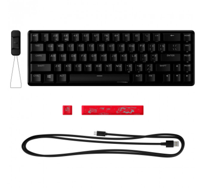 Клавіатура HyperX Alloy Origins 65 HX Red (4P5D6AX)
