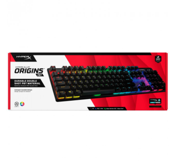 Клавіатура HyperX Alloy Origins PBT HX Aqua (639N5AA)