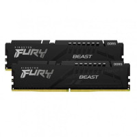 Модуль пам'яті для комп'ютера DDR5 16GB (2x8GB) 5600 MHz Beast RGB Kingston Fury (ex.HyperX) (KF556C40BBAK2-16)