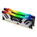 Kingston Fury (ex.HyperX) Модуль пам'яті для комп'ютера DDR5 32GB (2x16GB) 6400 MHz Renegade Silver RGB Kingston Fury (ex.HyperX) (KF564C32RSAK2-32)