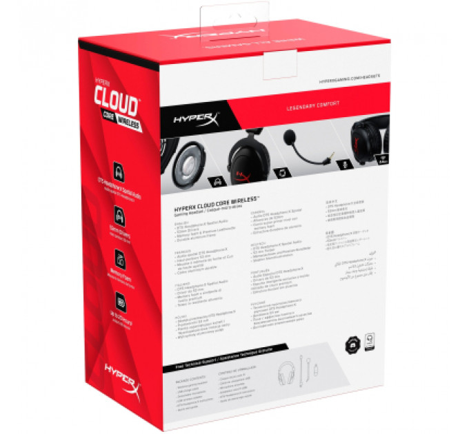 Навушники HyperX Cloud Core Wireless Black (4P5D5AA)