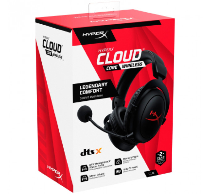 Навушники HyperX Cloud Core Wireless Black (4P5D5AA)