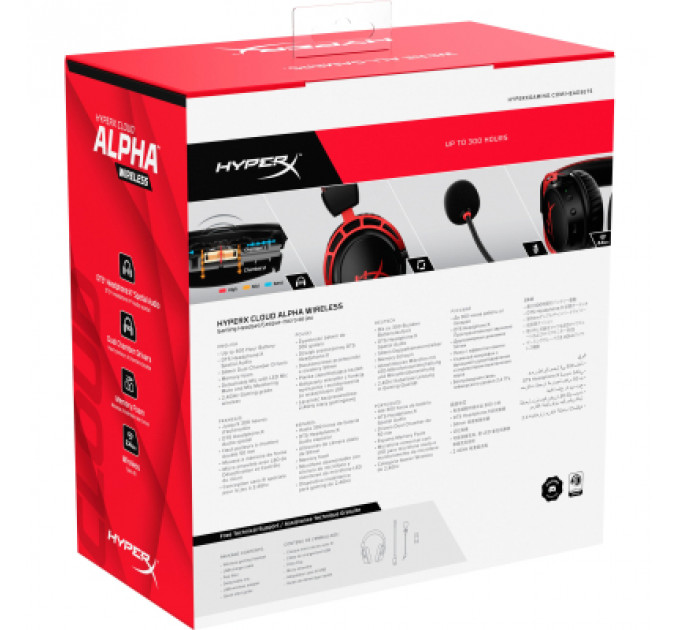 Навушники HyperX Cloud Alpha Wireless Black (4P5D4AA)